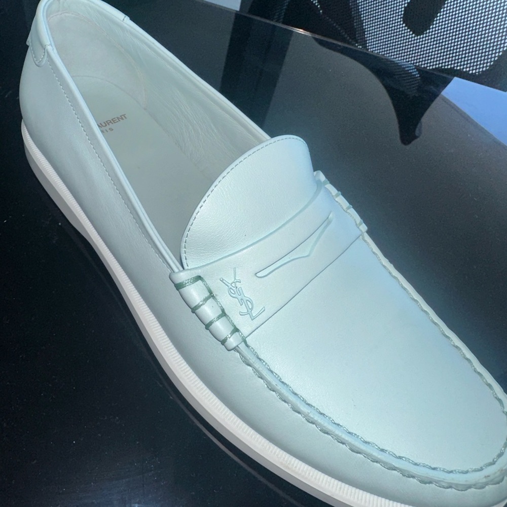 Saint Laurent Penny Loafers Size 45. Dust bag and box included